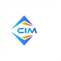 cim abstrakt teknologi logotyp design på vit bakgrund. cim kreativ initialer brev logotyp begrepp. vektor