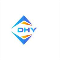 dhy abstrakt teknologi logotyp design på vit bakgrund. dhy kreativ initialer brev logotyp begrepp. vektor