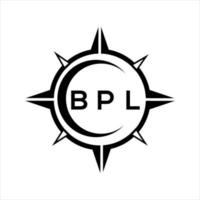 bpl abstrakt teknologi cirkel miljö logotyp design på vit bakgrund. bpl kreativ initialer brev logotyp. vektor