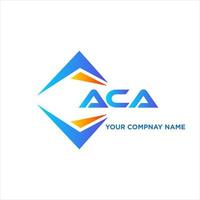 aca abstrakt teknologi logotyp design på vit bakgrund. aca kreativ initialer brev logotyp begrepp. vektor