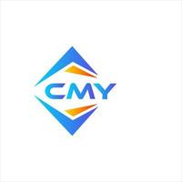 cmy abstrakt Technologie Logo Design auf Weiß Hintergrund. cmy kreativ Initialen Brief Logo Konzept. vektor