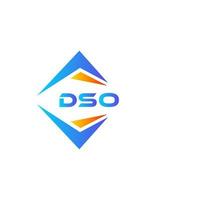 dso abstrakt Technologie Logo Design auf Weiß Hintergrund. dso kreativ Initialen Brief Logo Konzept. vektor