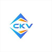 ckv abstrakt teknologi logotyp design på vit bakgrund. ckv kreativ initialer brev logotyp begrepp. vektor