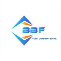 bbf abstrakt Technologie Logo Design auf Weiß Hintergrund. bbf kreativ Initialen Brief Logo Konzept. vektor