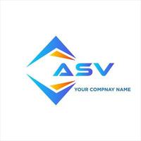 asv abstrakt Technologie Logo Design auf Weiß Hintergrund. asv kreativ Initialen Brief Logo Konzept. vektor