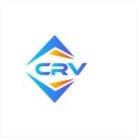 crv abstrakt Technologie Logo Design auf Weiß Hintergrund. crv kreativ Initialen Brief Logo Konzept. vektor