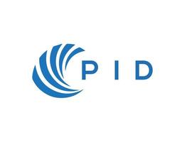 PID Brief Logo Design auf Weiß Hintergrund. PID kreativ Kreis Brief Logo Konzept. PID Brief Design. vektor