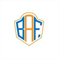 baf abstrakt Monogramm Schild Logo Design auf Weiß Hintergrund. baf kreativ Initialen Brief Logo. vektor