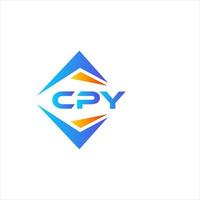 cpy abstrakt teknologi logotyp design på vit bakgrund. cpy kreativ initialer brev logotyp begrepp. vektor