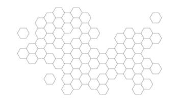 einfach geometrisch Hexagon Hintergrund. Vektor Illustration