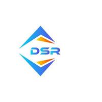 webdsr abstrakt Technologie Logo Design auf Weiß Hintergrund. dsr kreativ Initialen Brief Logo Konzept. vektor