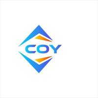 coy abstrakt teknologi logotyp design på vit bakgrund. coy kreativ initialer brev logotyp begrepp. vektor