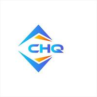 chq abstrakt Technologie Logo Design auf Weiß Hintergrund. chq kreativ Initialen Brief Logo Konzept. vektor