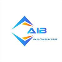 aib abstrakt teknologi logotyp design på vit bakgrund. aib kreativ initialer brev logotyp begrepp. vektor