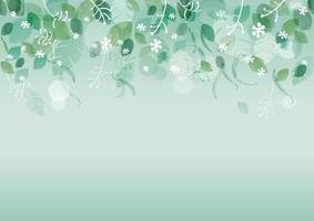 frischer grüner Hintergrund des nahtlosen Aquarells mit Textraum, Vektorillustration.