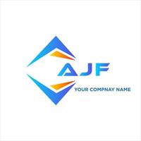 ajf abstrakt teknologi logotyp design på vit bakgrund. ajf kreativ initialer brev logotyp begrepp. vektor