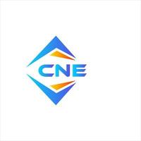 cne abstrakt Technologie Logo Design auf Weiß Hintergrund. cne kreativ Initialen Brief Logo Konzept. vektor