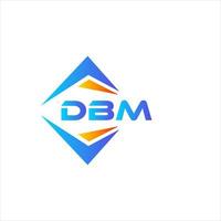 dbm abstrakt teknologi logotyp design på vit bakgrund. dbm kreativ initialer brev logotyp begrepp. vektor