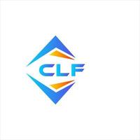 clf abstrakt teknologi logotyp design på vit bakgrund. clf kreativ initialer brev logotyp begrepp. vektor