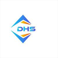 dhs abstrakt Technologie Logo Design auf Weiß Hintergrund. dhs kreativ Initialen Brief Logo Konzept. vektor