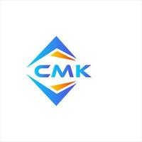 cmk abstrakt teknologi logotyp design på vit bakgrund. cmk kreativ initialer brev logotyp begrepp. vektor