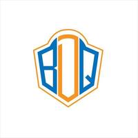 bdq abstrakt Monogramm Schild Logo Design auf Weiß Hintergrund. bdq kreativ Initialen Brief Logo. vektor