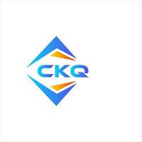 ckq abstrakt teknologi logotyp design på vit bakgrund. ckq kreativ initialer brev logotyp begrepp. vektor