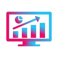 Statistik-Vektorsymbol vektor