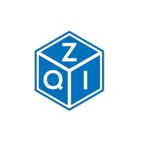 zqi brev logotyp design på vit bakgrund. zqi kreativa initialer brev logotyp koncept. zqi bokstavsdesign. vektor