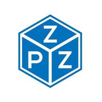 zpz brev logotyp design på vit bakgrund. zpz kreativa initialer brev logotyp koncept. zpz bokstavsdesign. vektor