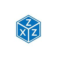 zxz-Buchstaben-Logo-Design auf weißem Hintergrund. zxz kreative Initialen schreiben Logo-Konzept. zxz Briefdesign. vektor