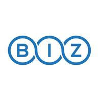 biz brev logotyp design på vit bakgrund. biz kreativa initialer brev logotyp koncept. biz bokstavsdesign. vektor