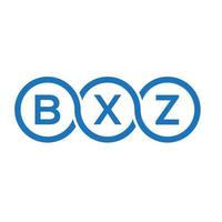 bxz-Buchstaben-Logo-Design auf weißem Hintergrund. bxz kreative Initialen schreiben Logo-Konzept. bxz Briefgestaltung. vektor