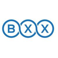 bxx brev logotyp design på vit bakgrund. bxx kreativa initialer brev logotyp koncept. bxx bokstavsdesign. vektor