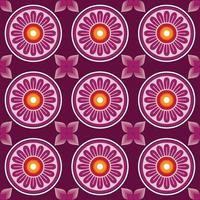 indiska blommiga sömlösa mönster bakgrund vektor
