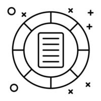 erhalten halt von diese Astrologie linear Symbol vektor