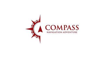 Kompass Navigation Logo Unternehmen Name vektor