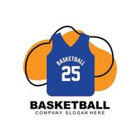 Basketball Logo Vektor, Welt Sport, Design zum Mannschaften, Aufkleber, Banner, Bildschirm Drucken vektor