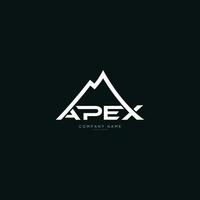 Berg Logo Apex vektor