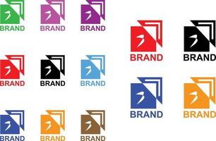 varumärke logotyp design för din företag vektor