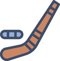 Eishockey-Vektorillustration auf einem Hintergrund. Premium-Qualitätssymbole. Vektorsymbole für Konzept und Grafikdesign. vektor