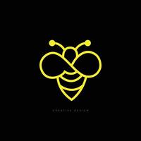 Biene kreativ branding Symbolbiene kreativ branding Symbol vektor