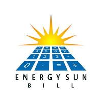 Energie Sonne Logo Design Symbol Vektor