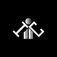 ic-Buchstaben-Logo kreatives Design mit Vektorgrafik, ic-einfaches und modernes Logo. vektor