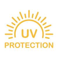 uv-strahlenschutz-symbolvektor solar-uv-lichtsymbol für grafikdesign, logo, website, soziale medien, mobile app, ui-illustration. vektor
