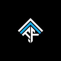 ff buchstaben logo kreatives design mit vektorgrafik, ff einfaches und modernes logo. vektor