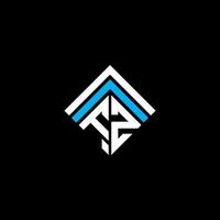 fz Brief Logo kreatives Design mit Vektorgrafik, fz einfaches und modernes Logo. vektor