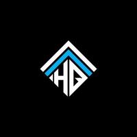 hq brev logotyp kreativ design med vektor grafisk, hq enkel och modern logotyp.