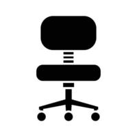 Bürosessel-Symbol-Vektor-Design-Vorlage vektor