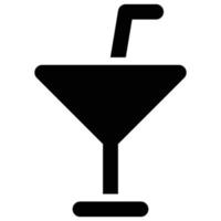 cocktail ikon, reser tema vektor